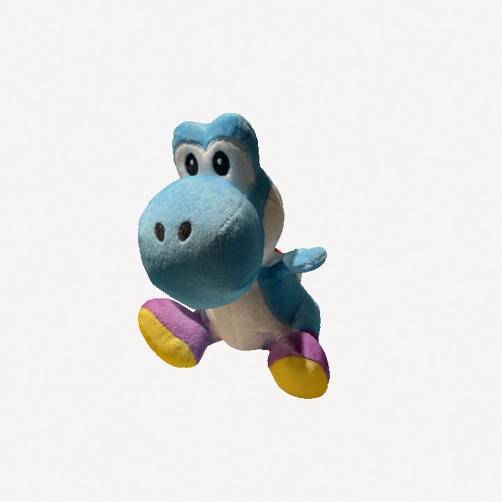 Blue Yoshi 3D Model